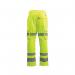 Arco Responsible Yellow Hi-Vis Cargo Trousers with Kneepad Pockets 32R ARC12158