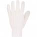 Arco White Cotton PVC-Microdot Gloves Large (Pack of 12) ARC12351