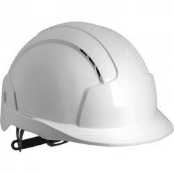 JSP EvoLite White Vented Slip-Ratchet Safety Helmet ARC12371