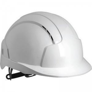 JSP EvoLite White Vented Slip-Ratchet Safety Helmet ARC12371