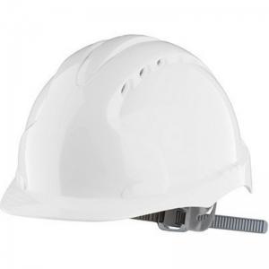 JSP Evo3 White Vented Slip-Ratchet Safety Helmet ARC12603