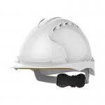 JSP Evo3 White Vented Wheel-Ratchet Safety Helmet ARC12609