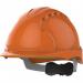 JSP Evo3 Orange Vented Wheel-Ratchet Safety Helmet ARC12614