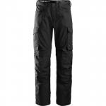 Snickers Workwear Service 6801 Mens Black Trousers with Kneepad Pocket 35S 100 ARC21364