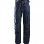 Snickers Workwear Service 6801 Mens Navy Trouser with Kneepad Pockets 33R 048 ARC21575