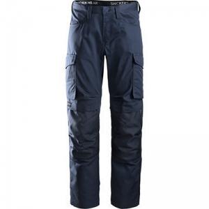 Snickers Workwear Service 6801 Mens Navy Trouser with Kneepad Pockets
