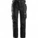 Snickers Workwear AllroundWork 6241 Mens Black Trousers with Holster Pockets 38S 108 ARC26718