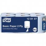 Tork M2 Blue Centrefeed Basic Paper Towel Roll 150m (Pack of 6) ARC26778
