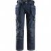 Snickers Workwear Craftsmen 3214 Navy Canvas+ Trousers with Holster Pockets 33T 148 ARC30922