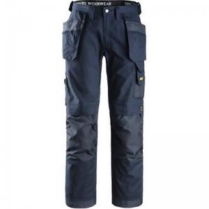 Snickers Workwear Craftsmen 3214 Navy Canvas Trousers with Holster