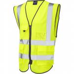 Leo Lynton Yellow Zip-Up Hi-Vis Vest XL ARC31607