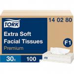 Tork Premium F1 White Extra-Soft Facial Tissues (Pack of 30) ARC59502