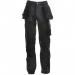 Dewalt Memphis Mens GreyBlack Stretch Work Trousers with Kneepad Pockets 34R ARC63315