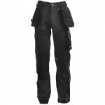 Dewalt Memphis Mens GreyBlack Stretch Work Trousers with Kneepad Pockets 36R ARC63322