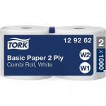 Tork White Combi Basic Paper Towel Roll 340m (Pack of 2) ARC74620