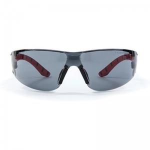 Riley Stream Red Grey-Lens Safety Glasses ARC75321