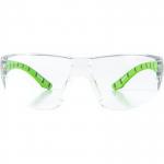 Riley Stream Green Clear-Lens Safety Glasses ARC75329