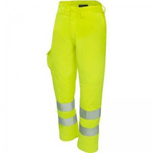 Progarm 7418 Mens Yellow Hi-Vis Arc-Trousers with Kneepad Pockets 32R