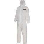Alpha Solway Alphashield S1BH 1000FR White Chemical Coveralls L ARC98341