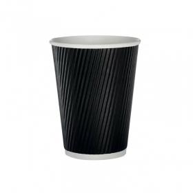 35cl Black Ripple Cup (500 Pack) HVRWBPA12 AS30034