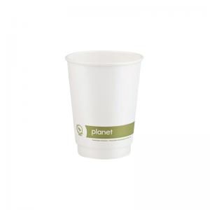 Planet 12oz Double Wall Plastic-Free Cups Pack of 25 PFHCDW12 AS30551