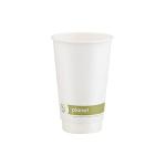 Planet 16oz Double Wall Plastic-Free Hot Cup (Pack of 25) PFHCDW16 AS30553