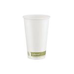 Planet 16oz Single Wall Plastic-Free Hot Cup (Pack of 50) PFHCSW16 AS30559