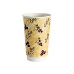 4Aces Double Wall 12oz Red Bean Paper Cup (Pack of 500) HHDWPA12 AS55661