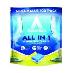 Astonish All in 1 Dishwasher Tablets Blue (Pack of 100) AST21073 AST21073