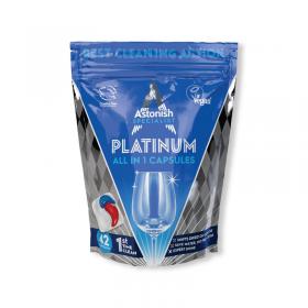Astonish Specialist Platinum All In 1 Dish Wash Capsules x 42 (Pack of 8) C2320 AST21375
