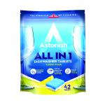 Astonish All in 1 Dishwasher Tablets Blue (Pack of 42) AST22180 AST22180
