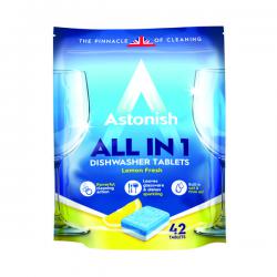 Cheap Stationery Supply of Astonish All in 1 Dishwasher Tablets Blue (Pack of 42) AST22180 AST22180 Office Statationery