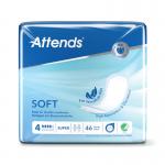 Attends Soft Sanitary Pads Size 4 Super (Pack of 46) 207673 ATN20474