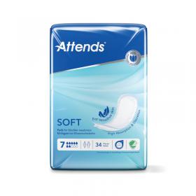 Attends Soft Sanitary Pads For Sensitive Skin Size 7 (Pack of 34) 204818 ATN20480