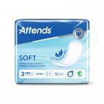 Attends Soft Sanitary Pads Size 3 Extra (Pack of 10) 207260 ATN20725