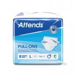 Attends Pull-Ons Incontinence Pants Size 8L x4 Pack of 16 36846 ATN20745