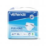 Attends Pull-Ons Incontinence Pants Size 6XL x4 Pack of 16 36849 ATN21187
