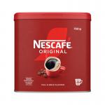 The photograph captures a sleek, red and white pack of Nestle Coffee Nescafe Original Coffee Granules, with the iconic Nescafe logo displayed prominently. The 750g pack is filled with premium quality coffee granules, promising a rich and satisfying cup every time.