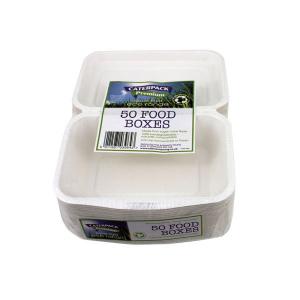 Photos - Food Container Caterpack Biodegradable Super Rigid Food Boxes Pack of 50 RY03860