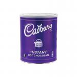 In this photo, you can see a large 2kg tub of Cadbury Instant Hot Chocolate. The label features the iconic Cadbury logo and a steaming cup of hot chocolate. The creamy brown powder can be seen inside the tub, ready to be mixed into a warm and indulgent drink.