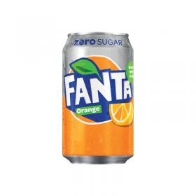 Fanta Orange Zero Cans 330ml (24 Pack) 100231 AU18041