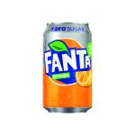 Fanta Orange Zero Cans 330ml (Pack of 24) 100231 AU18041