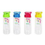 Infuser Reusable Water Bottle 750ml Assorted (Pack of 12) 20097 AU20097