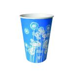 Aqua Swirl 7oz Paper Water Cup (Pack of 100) HVSWPA07A AU32220