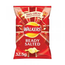 Walkers Ready Salted Crisps 32.5g (32 pack) 121797 AU34779