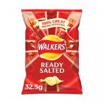 Walkers Ready Salted Crisps 32.5g (32 pack) 121797 AU34779