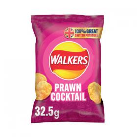 Walkers Prawn Cocktail Crisps 32.5g (Pack of 32) 122003 AU45257