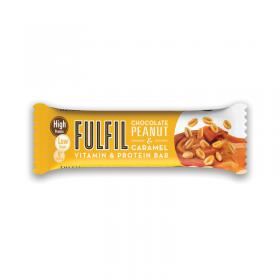 Fulfil Vitamin and Protein Bar Chocolate Peanut and Caramel 55g (Pack of 15) 122126 AU46500