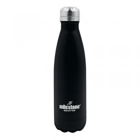 Drinking Bottle Double Walled Stainless Steel 500ml Black 52100 AU52100