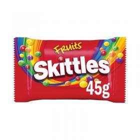 Skittles Chewy Sweets Fruit Flavoured Bag 45g (Pack of 36) 100548 AU52211